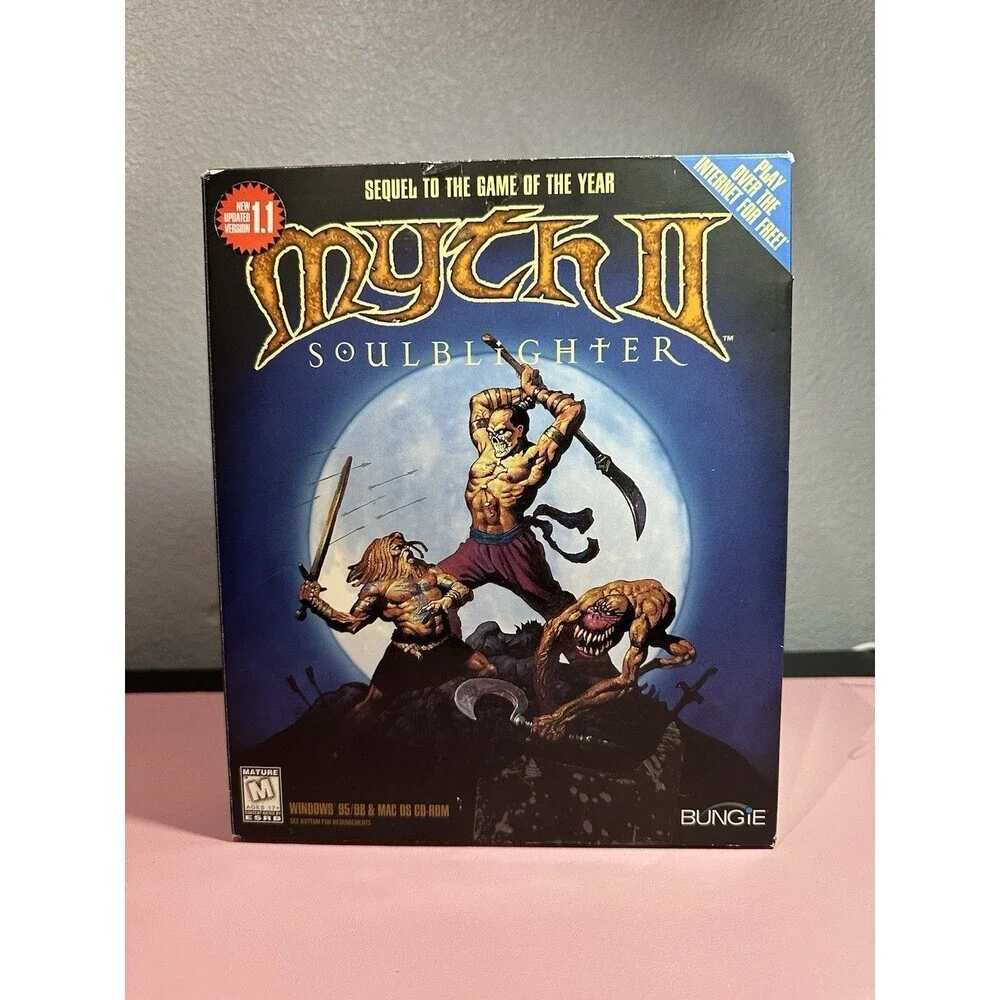 Myth II: Soulblighter (Windows/Mac 1998) Open Box Sealed Game. Never Been Used